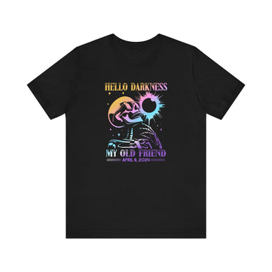 Eclipse 2024 Special Edition Tee – Unisex Black Solar Event T-Shirt [FRONT]