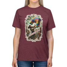 Load image into Gallery viewer, Unisex Triblend Tee with Jesus Birthday Piñata Design - Comfort Meets Celebration