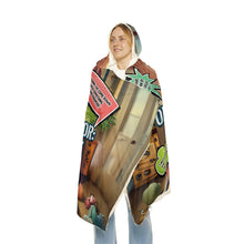 Load image into Gallery viewer, Man Flu Survivor Hooded Blanket – Comfy, Humorous, and Warm Recovery Blanket

