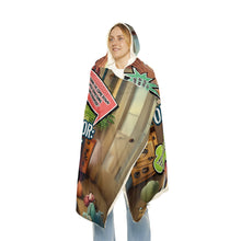 Load image into Gallery viewer, Man Flu Survivor Hooded Blanket – Comfy, Humorous, and Warm Recovery Blanket