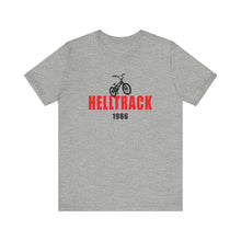 Load image into Gallery viewer, Helltrack 1986 BMX Tee - Vintage Athletic Gray | 80s Movie Fans | VTown Designs