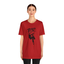 Load image into Gallery viewer, RAD BMX Trick Silhouette Tee - Red | Retro 80s Film Tribute | VTown Designs
