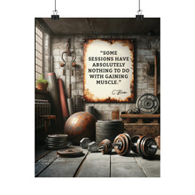 Load image into Gallery viewer, CBum Quote Gym 11x14 Matte Poster: Inspirational Fitness Art