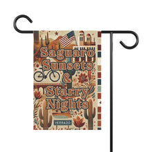 Load image into Gallery viewer, Saguaro Sunsets & Starry Nights Verrado Garden Banner