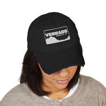 Load image into Gallery viewer, Verrado Thic Distressed Hat – Black Cotton Adjustable Cap