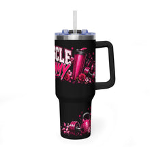 Load image into Gallery viewer, Muscle Mommy 40oz Tumbler for Strong Women Who Lift