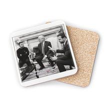 Load image into Gallery viewer, Oval Office Standoff Coasters – Bold Political Drinkware Set