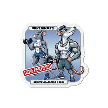 Load image into Gallery viewer, &quot;Gymrats Swolemates&quot; Die-Cut Magnets: Unleash Your Inner Beast
