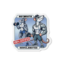Load image into Gallery viewer, "Gymrats Swolemates" Die-Cut Magnets: Unleash Your Inner Beast