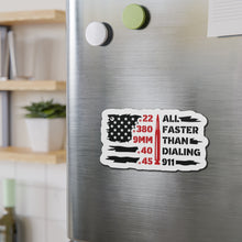 Load image into Gallery viewer, Quick Response Pro2A Magnet – 'Faster Than 911' Edition