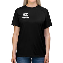 Load image into Gallery viewer, Names in the Shadows Tee: The Unspoken Narrative Unraveled in Style (FRONT ON MODEL)