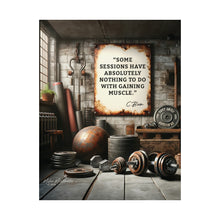 Load image into Gallery viewer, CBum Quote Gym 11x14 Matte Poster: Inspirational Fitness Art