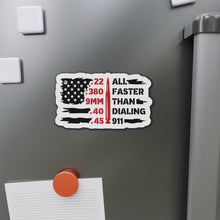 Load image into Gallery viewer, Quick Response Pro2A Magnet – 'Faster Than 911' Edition