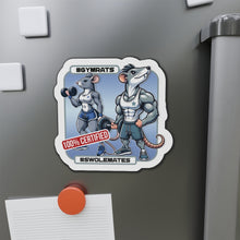 Load image into Gallery viewer, "Gymrats Swolemates" Die-Cut Magnets: Unleash Your Inner Beast