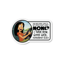Load image into Gallery viewer, "Exclusive 'Family Guy' Die-Cut Magnets - "I Turn Now" Scene"