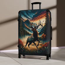 Load image into Gallery viewer, Majestic Elk Travel Suitcase - Outdoorsman’s Gear