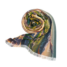 Load image into Gallery viewer, Verrado Essence - Exclusive Lightweight Scarf Featuring Beloved Local Parks and Streets (Folded/wrapped)
