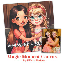 Load image into Gallery viewer, Magic Moments Canvas: Your Life in Cartoon Style
