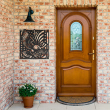 Load image into Gallery viewer, Patriotic American Eagle Metal Sign - Durable, Elegant Home Decor mounted outdoor