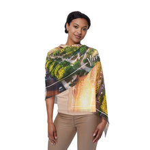 Load image into Gallery viewer, Verrado Essence - Exclusive Lightweight Scarf Featuring Beloved Local Parks and Streets (On Model)
