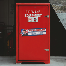Load image into Gallery viewer, Rickroll_Your_Commute__Rick_Astley_For__BumperMagnet_FireCabient_H_AS_Mockup.png_16372409