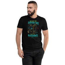 Load image into Gallery viewer, Man wearing a We Are The Gremlins IT T-Shirt | Tech Support Tee and text on a white background
