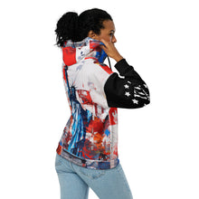 Load image into Gallery viewer, Patriotic Emblem 1776 – Unisex Liberty Zip Hoodie
