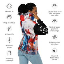 Load image into Gallery viewer, Patriotic Emblem 1776 – Unisex Liberty Zip Hoodie