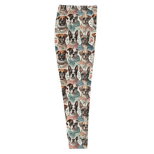 Load image into Gallery viewer, Women’s Slim Fit Joggers with Boxer, Boston Terrier, & Frenchie Print