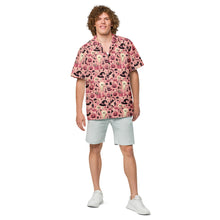 Load image into Gallery viewer, Spooky Cute Halloween Pink Button Shirt