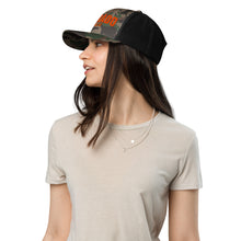 Load image into Gallery viewer, Verrado Camo Trucker Hat – Snapback Mesh Outdoor Cap - On Female Model