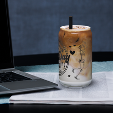 Load image into Gallery viewer, Have The Day You Deserve Skeleton Humor 16 oz Can-shaped Glass (LEFT)