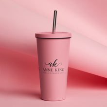Load image into Gallery viewer, Custom Anne King Insulated tumbler with a straw