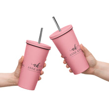 Load image into Gallery viewer, Custom Anne King Insulated tumbler with a straw