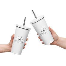 Load image into Gallery viewer, Custom Anne King Insulated tumbler with a straw