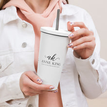 Load image into Gallery viewer, Custom Anne King Insulated tumbler with a straw