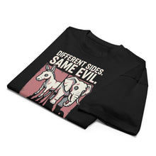 Load image into Gallery viewer, Different Sides Same Evil Boxy Tee | Anti-Establishment Streetwear