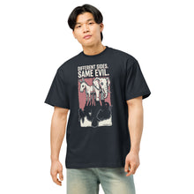Load image into Gallery viewer, Different Sides Same Evil Boxy Tee | Anti-Establishment Streetwear