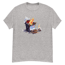 Load image into Gallery viewer, 2024 Election Humor Tee: 'Biden Harris Dumpsterfire' Edition
