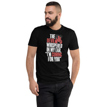 Load image into Gallery viewer, The Devil Whispered Quote T-Shirt | Front & Back Joke Tee