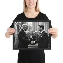 Load image into Gallery viewer, Two Eras, One Mission: Empowering the People - Trump & RFK Framed Poster