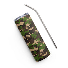 Load image into Gallery viewer, Best Dad Ever American Camo Father's Gift Stainless steel tumbler