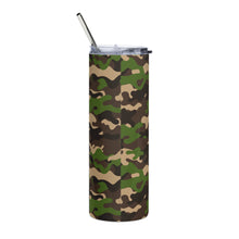 Load image into Gallery viewer, Best Dad Ever American Camo Father's Gift Stainless steel tumbler