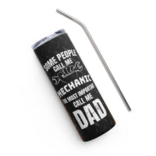 Load image into Gallery viewer, Mechanic Dad Stainless steel tumbler Gift for Him