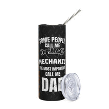 Load image into Gallery viewer, Mechanic Dad Stainless steel tumbler Gift for Him