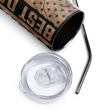 Load image into Gallery viewer, Best Dad Ever American Camo Father's Gift Stainless steel tumbler