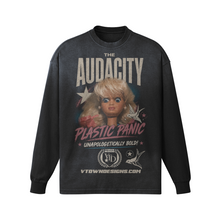 Load image into Gallery viewer, Wear the Audacity | Plastic Panic Oversized Sweatshirt