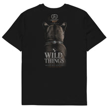 Load image into Gallery viewer, Mountain Lion Turquoise Jewelry Organic Cotton Tee on a white background (back)
