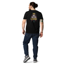 Load image into Gallery viewer, Technoblade Tribute Tee – Unisex Organic Cotton Minecraft Shirt - Back of Tee on Male Model