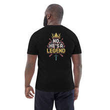 Load image into Gallery viewer, Technoblade Tribute Tee – Unisex Organic Cotton Minecraft Shirt - Back of Tee on male model